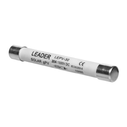 Плавкий запобіжник 20A 1500V Leader FSKDC20AL для сонячних панелей - Зображення 3