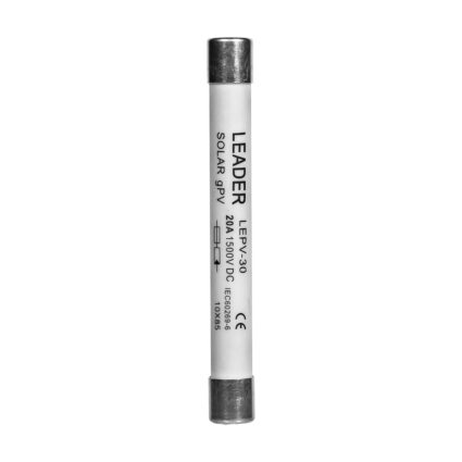 Плавкий запобіжник 20A 1500V Leader FSKDC20AL для сонячних панелей - Зображення 4