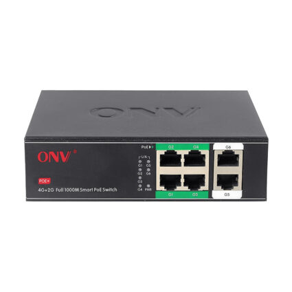 PoE-комутатор некерований гігабітний 6-портовий ONV-H3064PS з 4 портами PoE — изображение 2