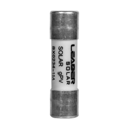Плавкий запобіжник 15A 1000V Leader BX0234 для сонячних панелей - Зображення 2