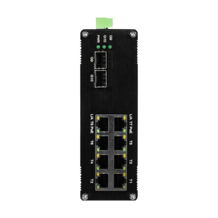 PoE-комутатор 10-портовий керований L2+ E-LINK LNK-IMC208-2.5GPM-SFP+ 2.5G з 8 портами PoE, 240W — изображение 2