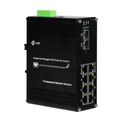 PoE-комутатор 10-портовий керований L2+ E-LINK LNK-IMC208-2.5GPM-SFP+ 2.5G з 8 портами PoE, 240W — изображение 3