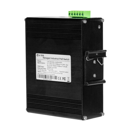 PoE-комутатор 10-портовий керований L2+ E-LINK LNK-IMC208-2.5GPM-SFP+ 2.5G з 8 портами PoE, 240W — изображение 5