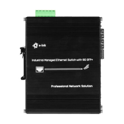 PoE-комутатор 14-портовий керований L2+ E-LINK ETH-IMC2408MP гігабітний з 8 портами PoE, 240W — изображение 4