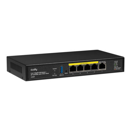 Контролер точок доступу AP / гігабітний VPN-маршрутизатор Cudy C200P з 4 портами PoE+ — изображение 3