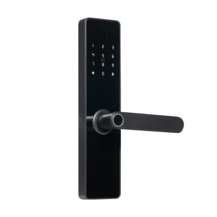 Замок біометричний автономний Trinix TRL-5101BTF Black L/R з Bluetooth, зчитувачем відбитків пальців і карт Mifare — изображение 2