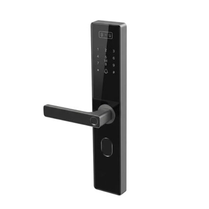 Замок біометричний автономний Trinix TRL-8808WFV Black L/R з WiFi, розпізнаванням облич, зчитувачем відбитків пальців і карт Mifare - Зображення 2