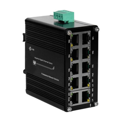PoE-комутатор 10-портовий E-LINK LNK-IMC010GPB з 8 портами PoE - Зображення 3