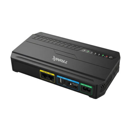 Джерело безперебійного живлення DC UPS Trinix TRX-MUPS-1848 Type-C (24000mAh LiFePo4) 5V/9V/12V/48V/PoE, LiFePo4 4*6Ah, для роутера і медіаконвертера - Зображення 2