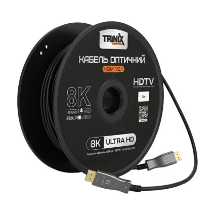 Кабель HDMI V2.1 оптичний 25м Trinix (AOC-HDMI8k-25m) - Зображення 3