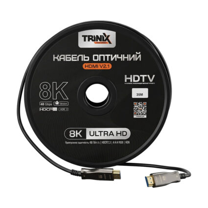 Кабель HDMI V2.1 оптичний 35м Trinix (AOC-HDMI8k-35m) — изображение 2