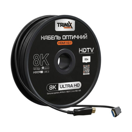 Кабель HDMI V2.1 оптичний 60м Trinix (AOC-HDMI8k-60m) — изображение 3