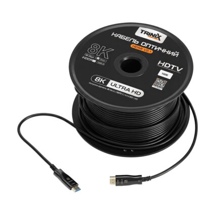 Кабель HDMI V2.1 оптичний Trinix 100м (AOC-HDMI8k-100m) — изображение 4