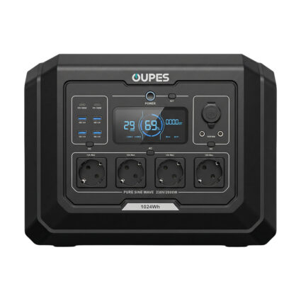 Портативна зарядна станція OUPES Mega 1 S1 2000W 1024Wh LiFePO4 — изображение 2