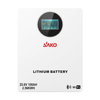 Акумуляторна батарея літій-залізо-фосфатна LiFePO4 100А*год 25.6В 2560Вт*год Sako Li-Sun series SK-25.6V100Ah настінний / підлоговий монтаж - Зображення 2