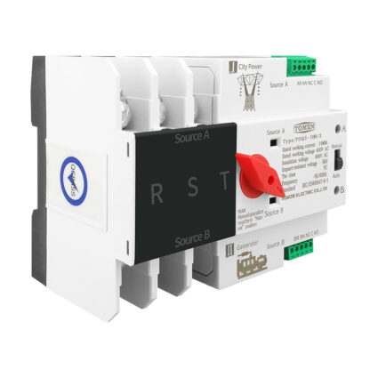 Автоматичний перемикач (АВР) під DIN-рейку TOMZN TOQ5/3P 100A 3 полюси - Зображення 2