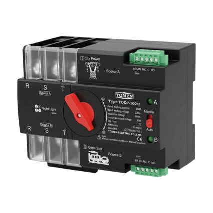 Автоматичний перемикач (АВР) під DIN-рейку TOMZN TOQ7/3P 100A 3 полюси