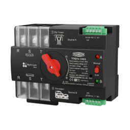 Автоматичний перемикач (АВР) під DIN-рейку з Wi-Fi TOMZN TOQ7e-100/3P 100A 3 полюси