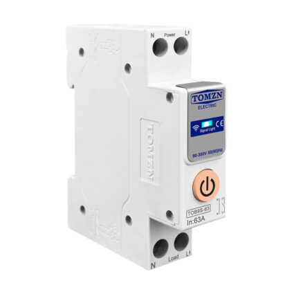 Розумний автоматичний вимикач з Wi-Fi (Tuya) TOMZN TOB9S-63 63A — изображение 4