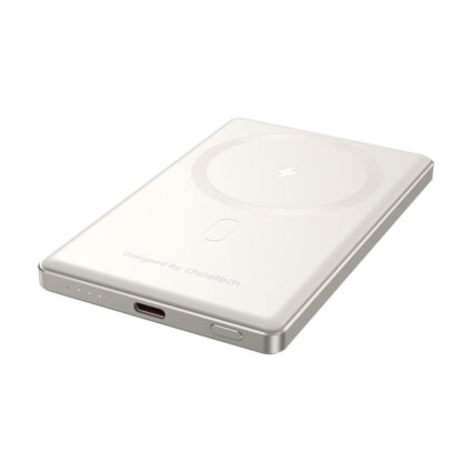 Повербанк 5000mAh Choetech B738 White QC3.0 PD3.0 бездротова магнітна зарядка - Зображення 2