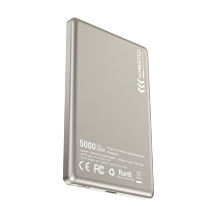 Повербанк 5000mAh Choetech B738 White QC3.0 PD3.0 бездротова магнітна зарядка - Зображення 4