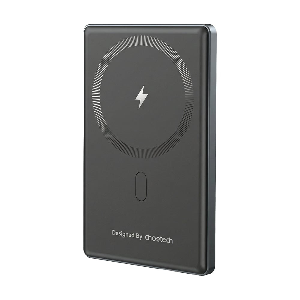 000025011_1_4 Повербанк 5000mAh Choetech B738 Black QC3.0 PD3.0 бездротова магнітна зарядка - Зображення 1