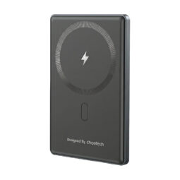 Повербанк 5000mAh Choetech B738 Black QC3.0 PD3.0 бездротова магнітна зарядка