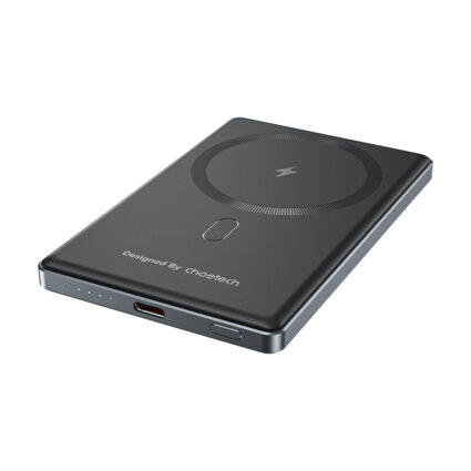 Повербанк 5000mAh Choetech B738 Black QC3.0 PD3.0 бездротова магнітна зарядка - Зображення 2