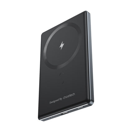 Повербанк 5000mAh Choetech B738 Black QC3.0 PD3.0 бездротова магнітна зарядка - Зображення 3