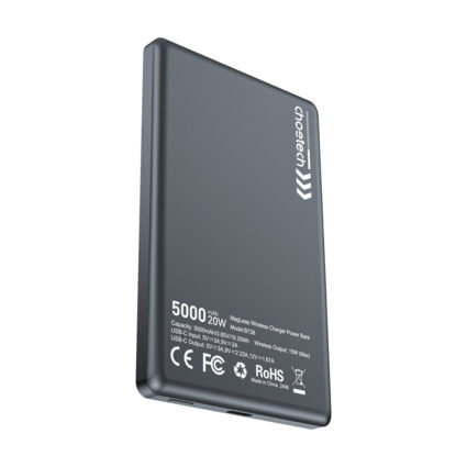 Повербанк 5000mAh Choetech B738 Black QC3.0 PD3.0 бездротова магнітна зарядка - Зображення 4