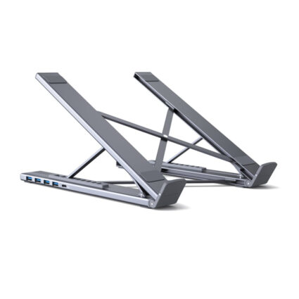 USB-C хаб-підставка 7-в-1 Choetech M57 HDMI 4K@30Hz, 2 USB 3.0, USB-C Data, USB-C PD 100W, SD-card, TF-card