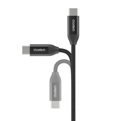 Кабель Choetech ХСС-1060 Black USB-C to USB-C PD3.1 240W 1m+2m, набір з 2 шт. - Зображення 3