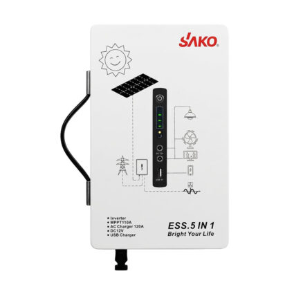Система резервного живлення (інвертор та батарея) Sako Alpha-ESS-500W/1KWh настінна. Потужність 500 Вт, енергоємність 1004.8 Вт*год, LifePO4 - Зображення 2
