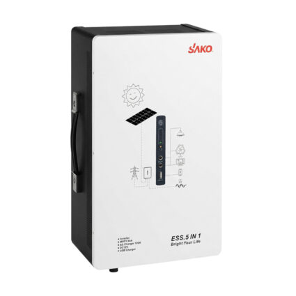 Cистема резервного живлення (інвертор та батарея) Sako Alpha-ESS-1000W/2KWh настінна. Потужність 1000 Вт, енергоємність 2009.6 Вт*год, LifePO4 - Зображення 3