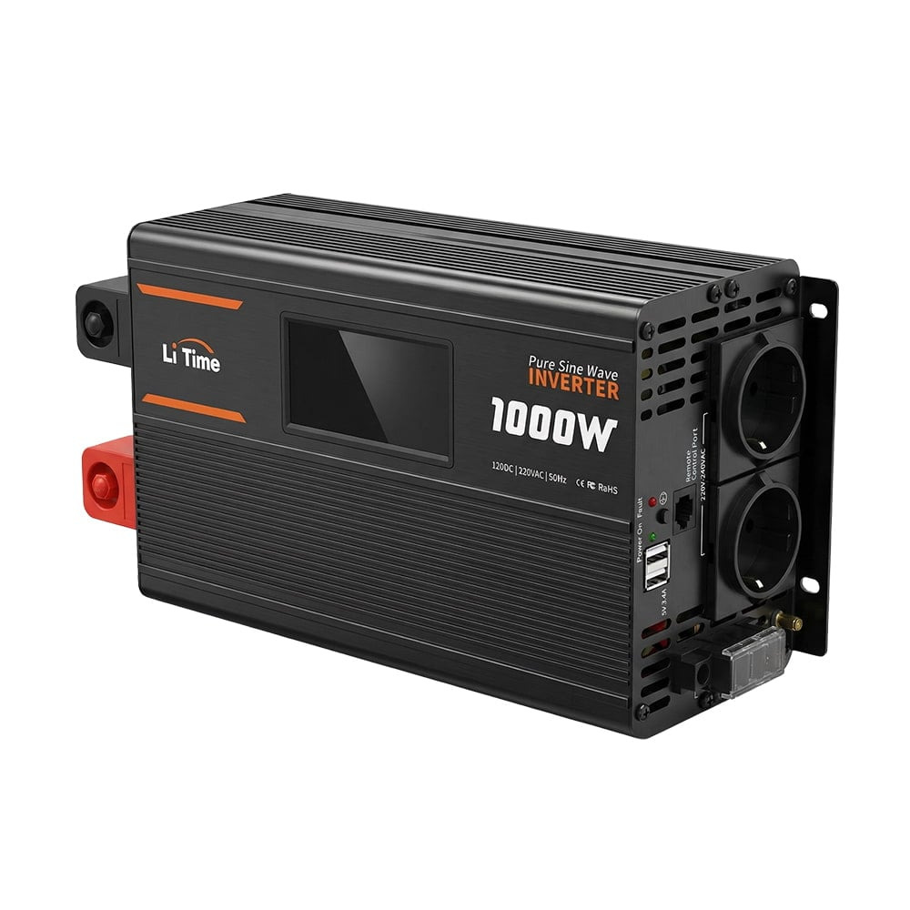 000025149_1_148 Автономний однофазний інвертор 1kW/12V LiTime L12V1KW-EN-D - Зображення 1