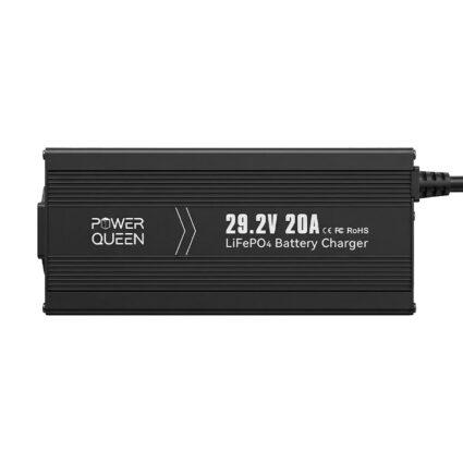 Зарядний пристрій для акумуляторних батарей LiFePO4 29.2V/20A Power Queen P24V20A-BCHA-MINI-X - Зображення 2