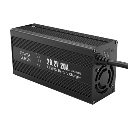 Зарядний пристрій для акумуляторних батарей LiFePO4 29.2V/20A Power Queen P24V20A-BCHA-MINI-X - Зображення 5