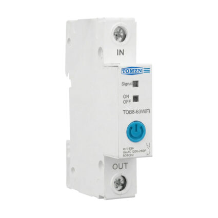 Розумний автоматичний вимикач з Wi-Fi (eWeLink) TOMZN TOB8-63 63A з моніторингом енергоспоживання - Зображення 3