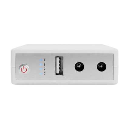 Джерело безперебійного живлення Mini UPS WGP UPS103A White 10400mAh 5V/9V/12V, Li-ion 4*2.6Ah, для роутера та оптичного терміналу - Зображення 4