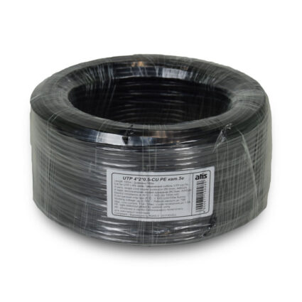 UTP 4*2*0.5-CU PE кат.5е (UTP мідь зовнішній) бухта 100 м - Зображення 2