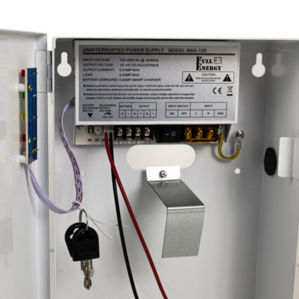 Блок безперебійного живлення Full Energy BBG-125-L (розпродаж 927) для відеоспостереження 12В, 5А, під 18Аг акумулятор - Зображення 6