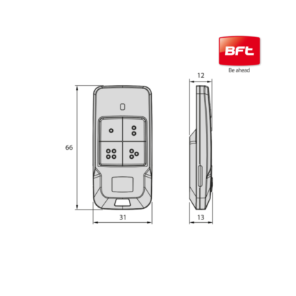 MITTO COOL C4 WHITE пульт 4-х канальний білий — изображение 2
