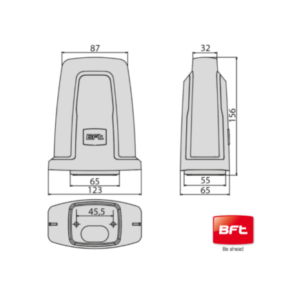 RADIUS LED BT A R1 W 24V лампа сигнальна прозора-lux з вбудованою антеною — изображение 2