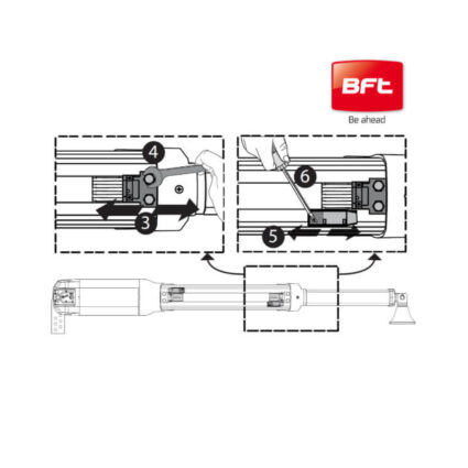 AMIP пара механічних упорів що інтегруються в привід для PHOBOS, KUSTOS - Зображення 2