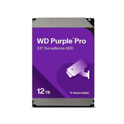 Жорсткий диск 12TB Western Digital WD Purple Pro WD122PURP для відеоспостереження з AI - Зображення 2