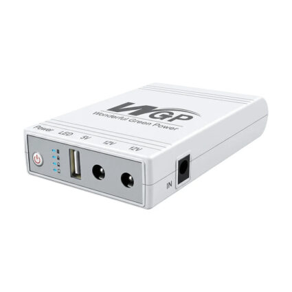 Комплект Mini UPS з блоком живлення: джерело безперебійного живлення Mini UPS WGP UPS103C 16000mAh 5V/12V/12V, Li-ion 4*4Ah, для роутера і медіаконвертера та блок живлення Kraft KRF-1203PS 12V/3A - Зображення 2