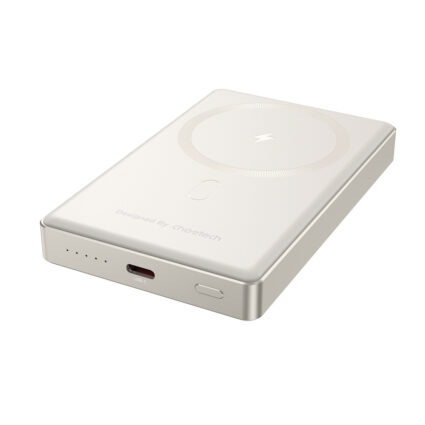 Повербанк 10000mAh Choetech B739 Silver QC3.0 PD3.0 бездротова магнітна зарядка - Зображення 2