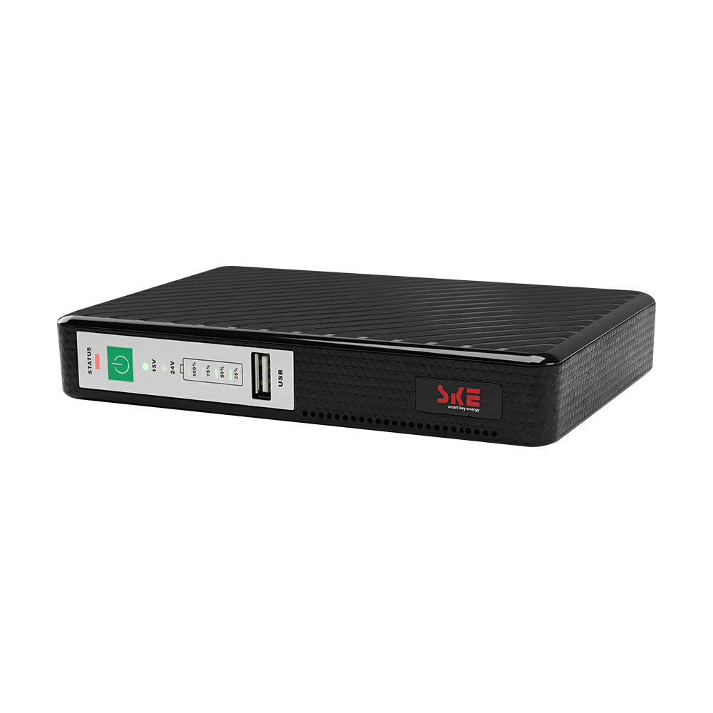 000024268_1_21 Джерело безперебійного живлення Mini UPS SKE POE-432N 8800mAh 5V/9V/12V/15V/24V/PoE, Li-ion 4*2.2Ah, для роутера та оптичного терміналу - Зображення 1