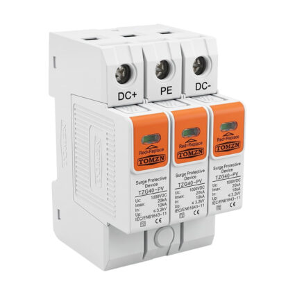 Обмежувач напруги TOMZN TZG40-PV 3P 1000V DC під DIN-рейку - Зображення 3
