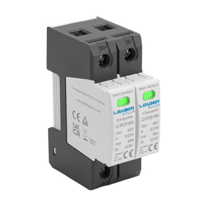 Обмежувач напруги Leader LD-SPD2P-40KA-600V DC під DIN-рейку - Зображення 4